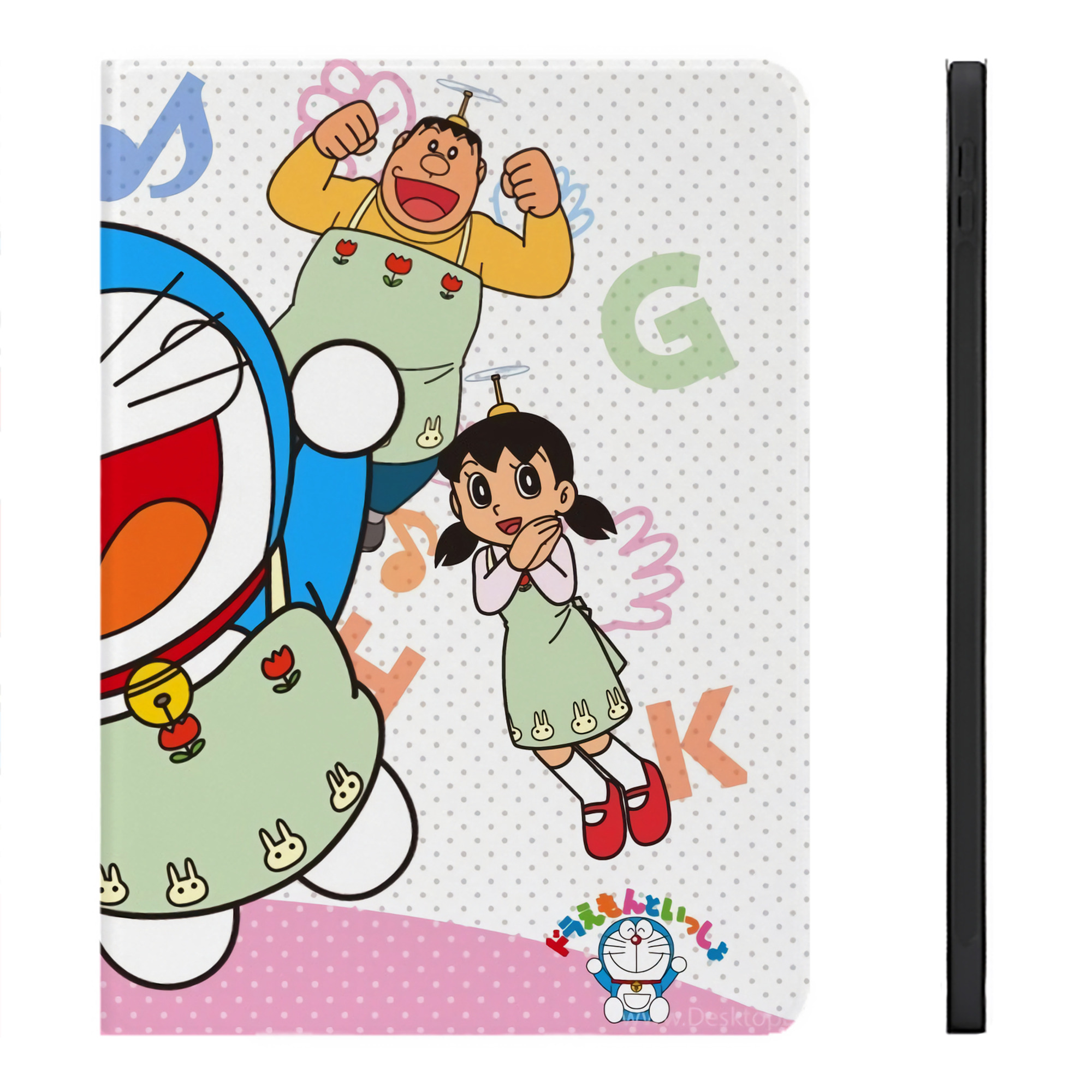 （画像用） ドラえもん Doraemon IPadケース ペンホルダー付き ブックスタイルデザイン